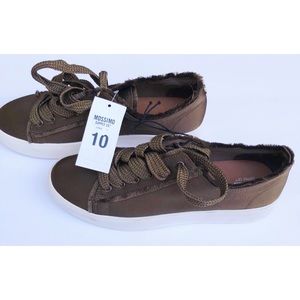 Mossimo Supply Womens Zell Satin Sneakers Size 10